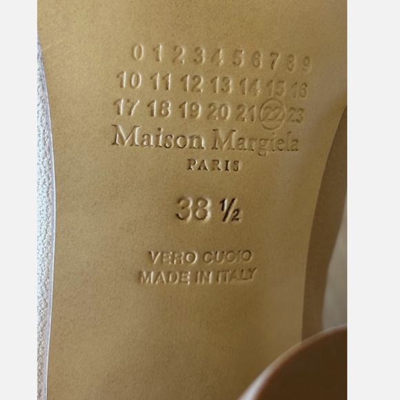 ★NEW With Box Org.$1420  MAISON MARGIELA Tabi Ankle Boots Nude EU38.5★ - Picture 8 of 10